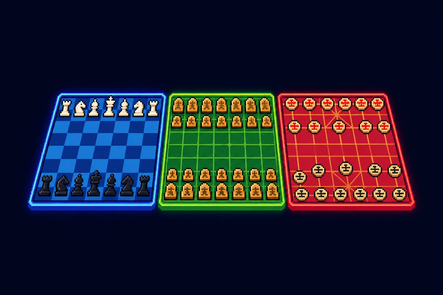 Chess Has Cousins: How Shogi and Xiangqi Reinvent the Board