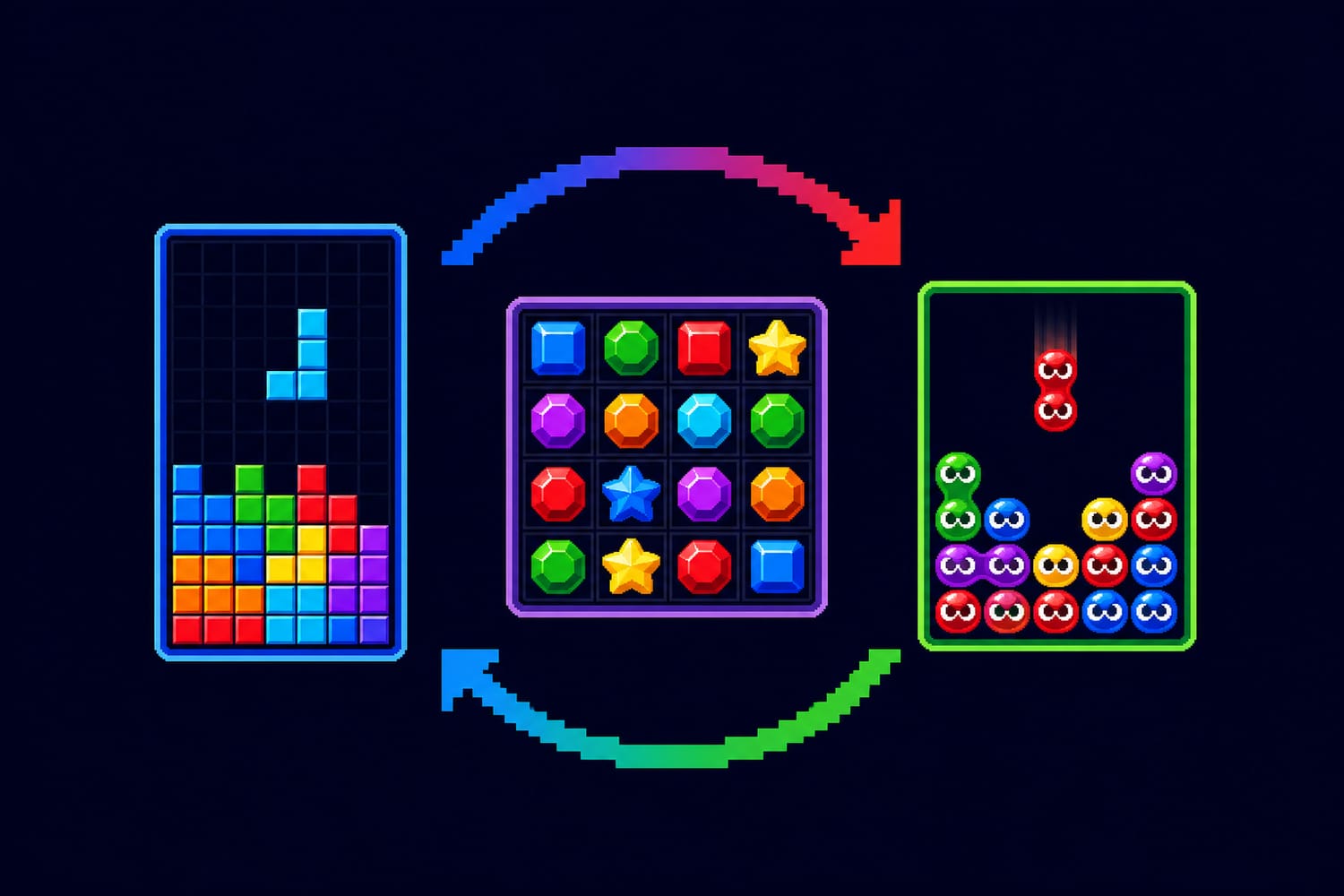 Puzzle Cross-Training: How to Get Better by Switching Game Types
