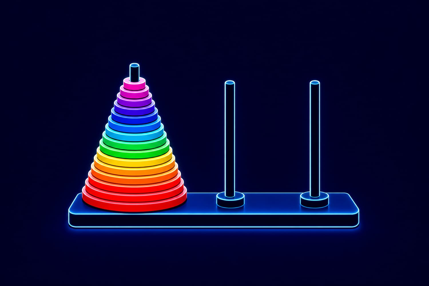 The Tower of Hanoi: The 64-Disk Puzzle That Would Outlast the Universe
